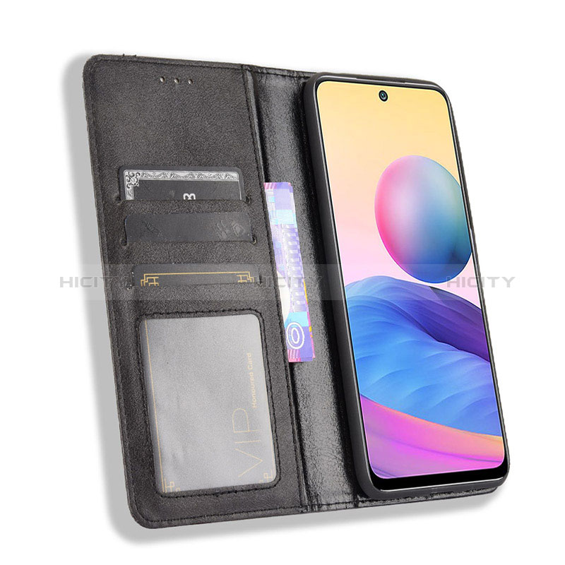 Funda de Cuero Cartera con Soporte Carcasa BY4 para Xiaomi Redmi Note 10 5G