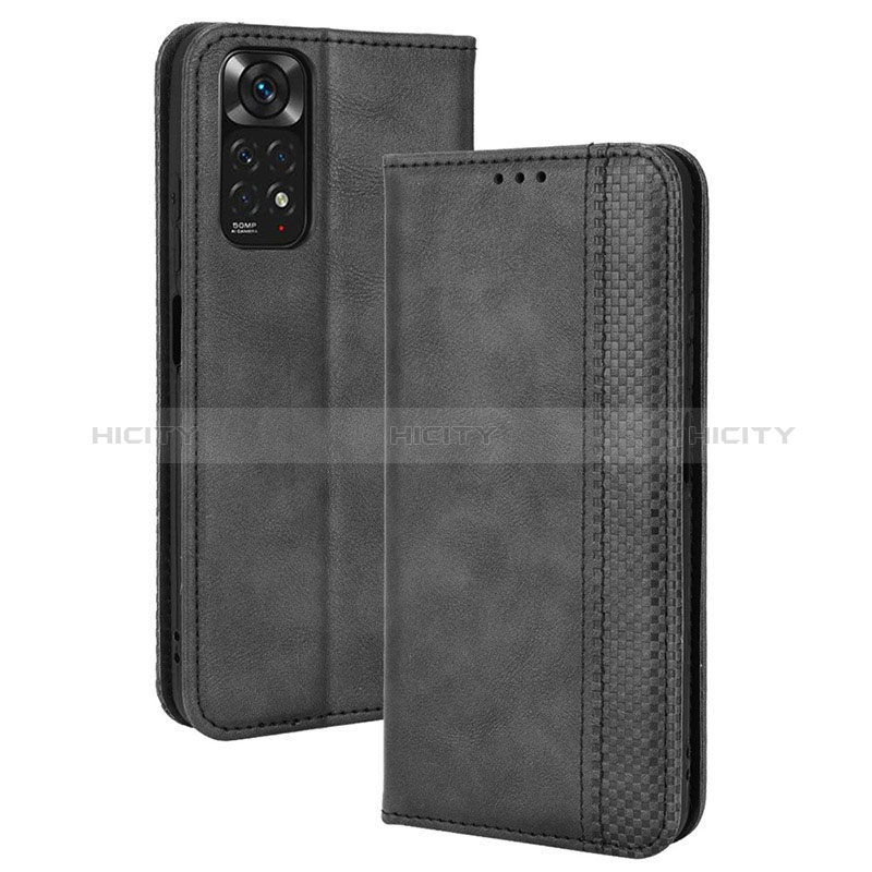 Funda de Cuero Cartera con Soporte Carcasa BY4 para Xiaomi Redmi Note 11 4G (2022)