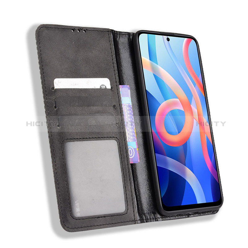 Funda de Cuero Cartera con Soporte Carcasa BY4 para Xiaomi Redmi Note 11 5G