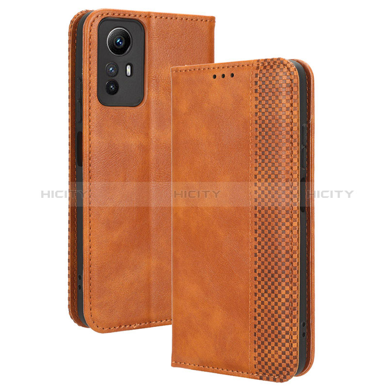 Funda de Cuero Cartera con Soporte Carcasa BY4 para Xiaomi Redmi Note 12S