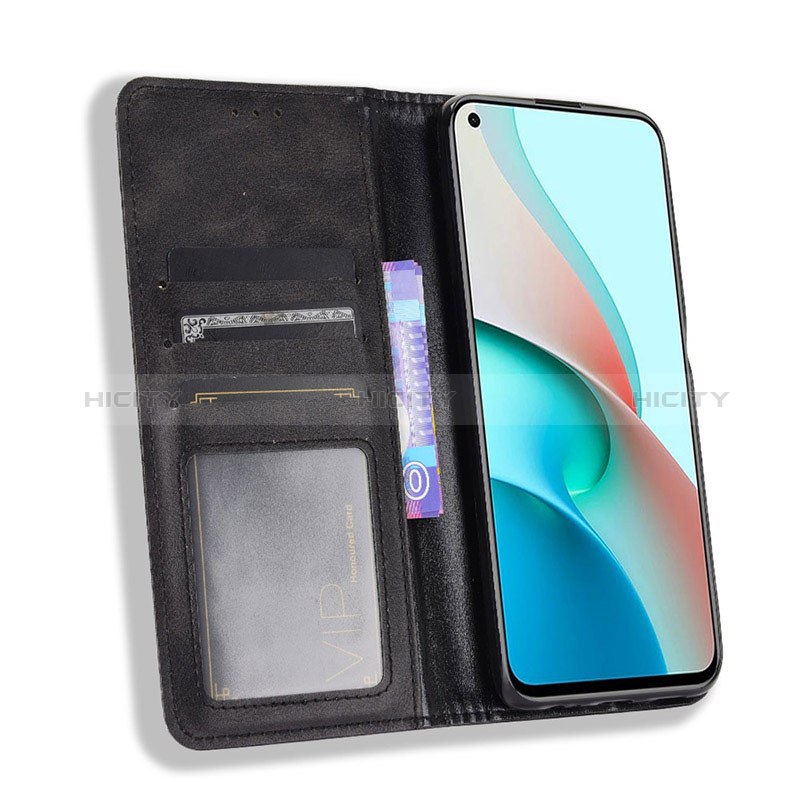 Funda de Cuero Cartera con Soporte Carcasa BY4 para Xiaomi Redmi Note 9 5G