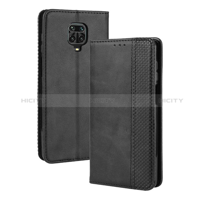 Funda de Cuero Cartera con Soporte Carcasa BY4 para Xiaomi Redmi Note 9S