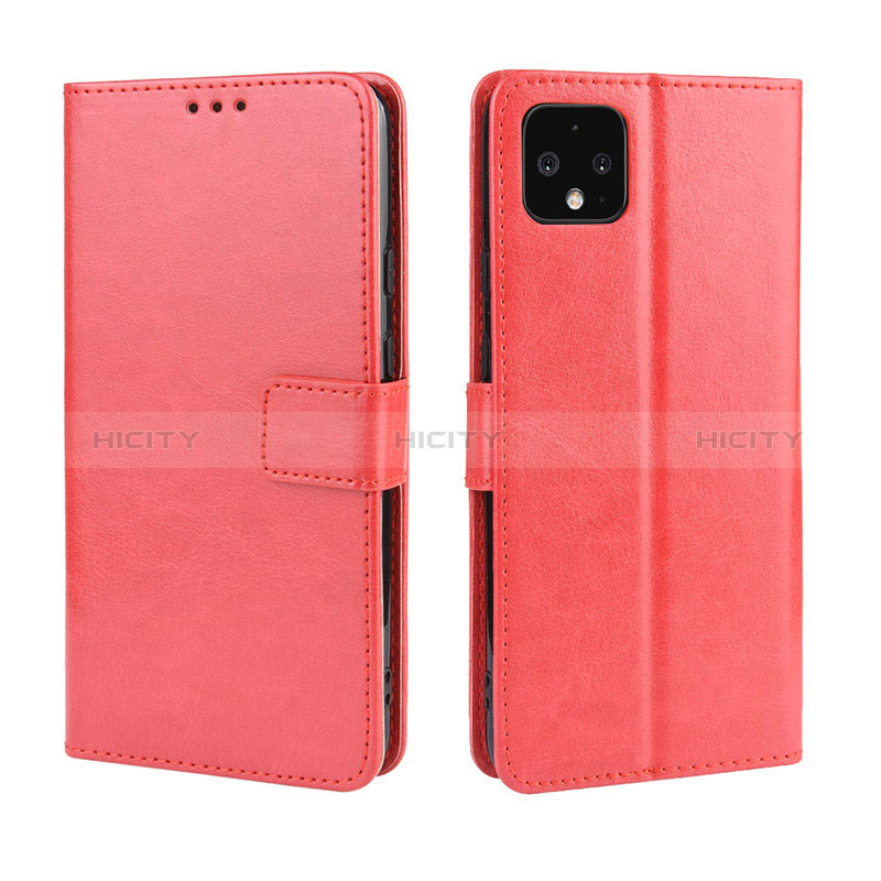 Funda de Cuero Cartera con Soporte Carcasa BY5 para Google Pixel 4