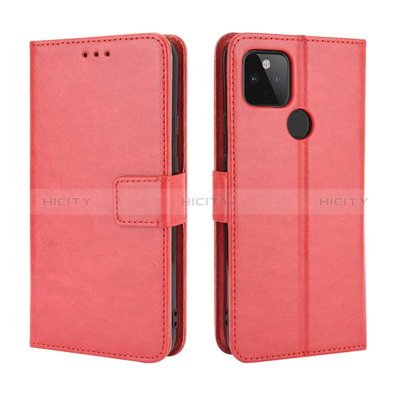 Funda de Cuero Cartera con Soporte Carcasa BY5 para Google Pixel 5 XL 5G