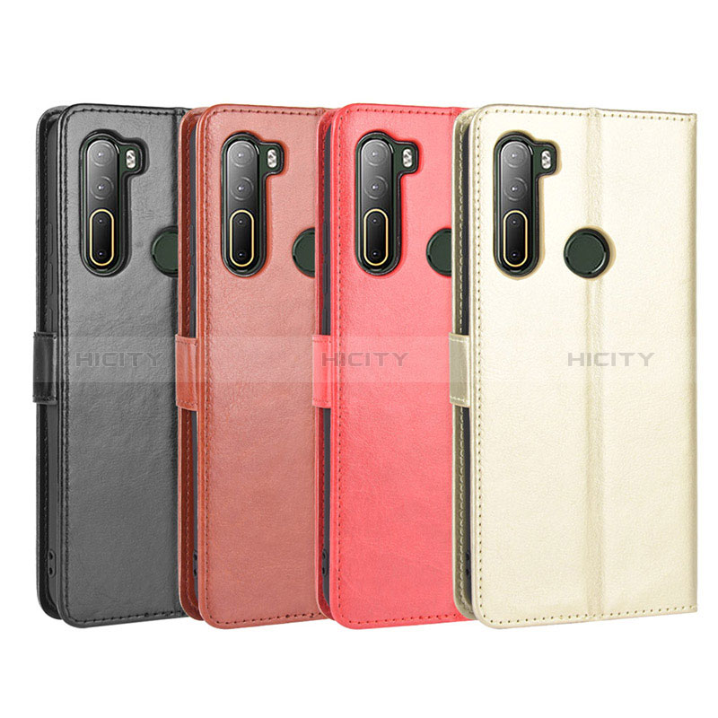 Funda de Cuero Cartera con Soporte Carcasa BY5 para HTC U20 5G