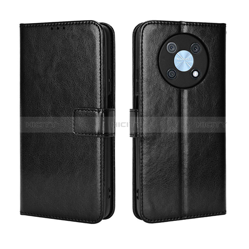 Funda de Cuero Cartera con Soporte Carcasa BY5 para Huawei Enjoy 50 Pro