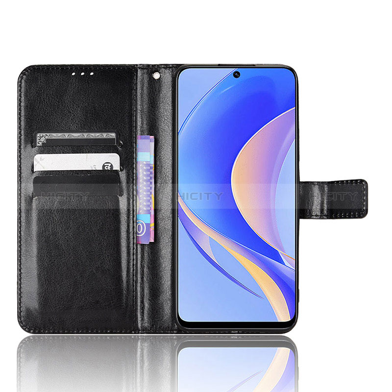 Funda de Cuero Cartera con Soporte Carcasa BY5 para Huawei Enjoy 50 Pro