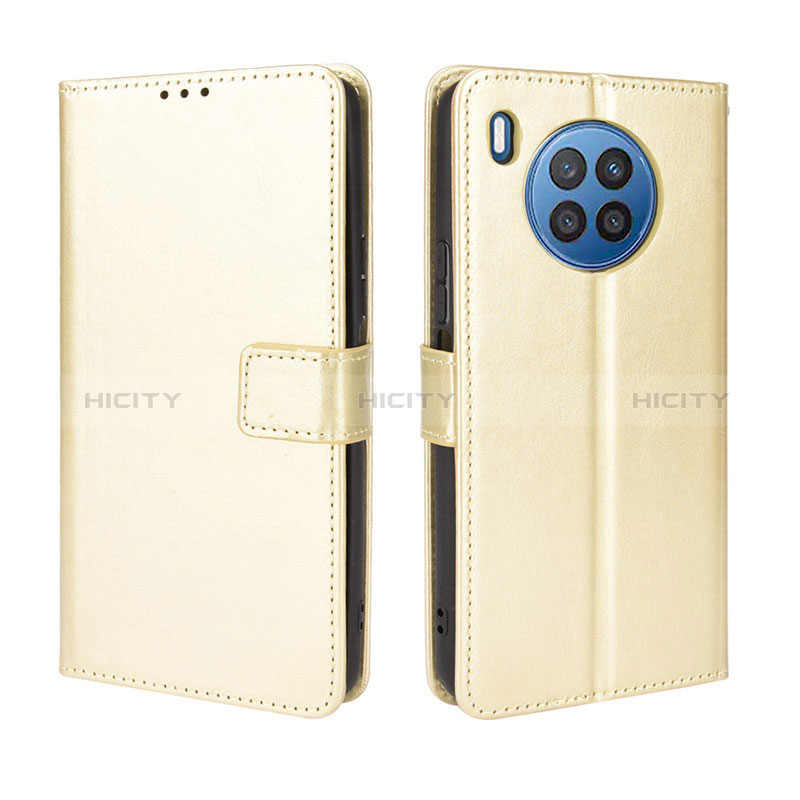 Funda de Cuero Cartera con Soporte Carcasa BY5 para Huawei Honor 50 Lite Oro