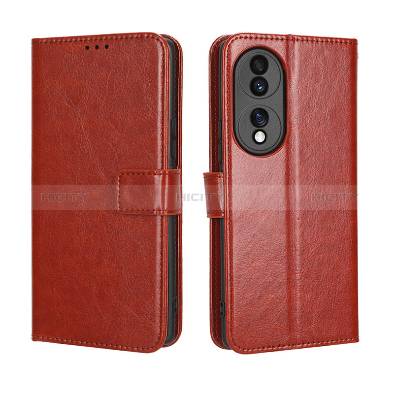 Funda de Cuero Cartera con Soporte Carcasa BY5 para Huawei Honor 70 5G