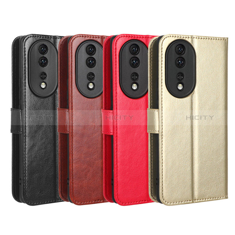 Funda de Cuero Cartera con Soporte Carcasa BY5 para Huawei Honor 80 5G