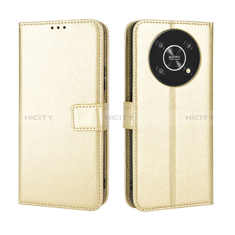 Funda de Cuero Cartera con Soporte Carcasa BY5 para Huawei Honor Magic4 Lite 5G Oro