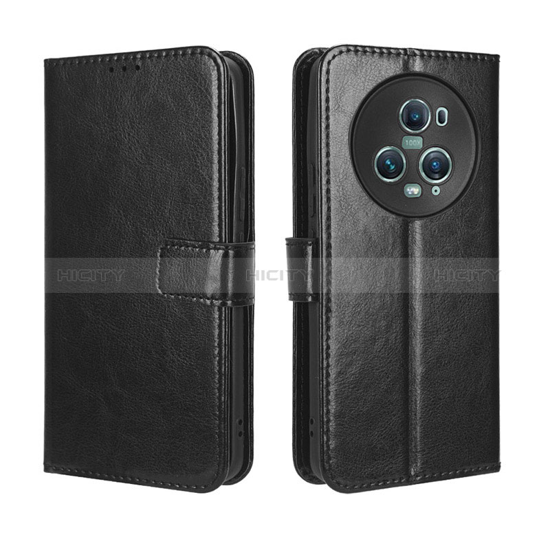 Funda de Cuero Cartera con Soporte Carcasa BY5 para Huawei Honor Magic5 Pro 5G