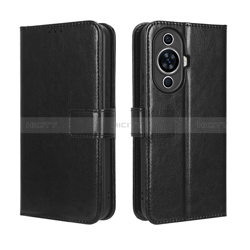 Funda de Cuero Cartera con Soporte Carcasa BY5 para Huawei Nova 11 Pro Negro