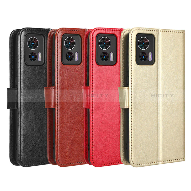 Funda de Cuero Cartera con Soporte Carcasa BY5 para Motorola Moto Edge 30 Neo 5G