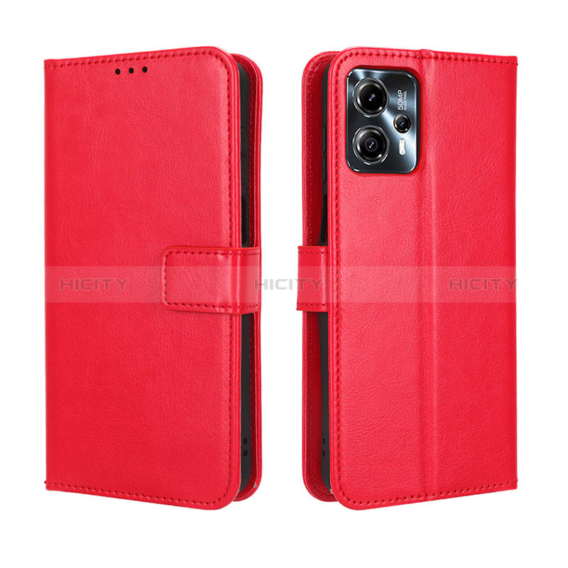 Funda de Cuero Cartera con Soporte Carcasa BY5 para Motorola Moto G13