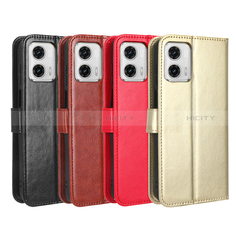 Funda de Cuero Cartera con Soporte Carcasa BY5 para Motorola Moto G53 5G