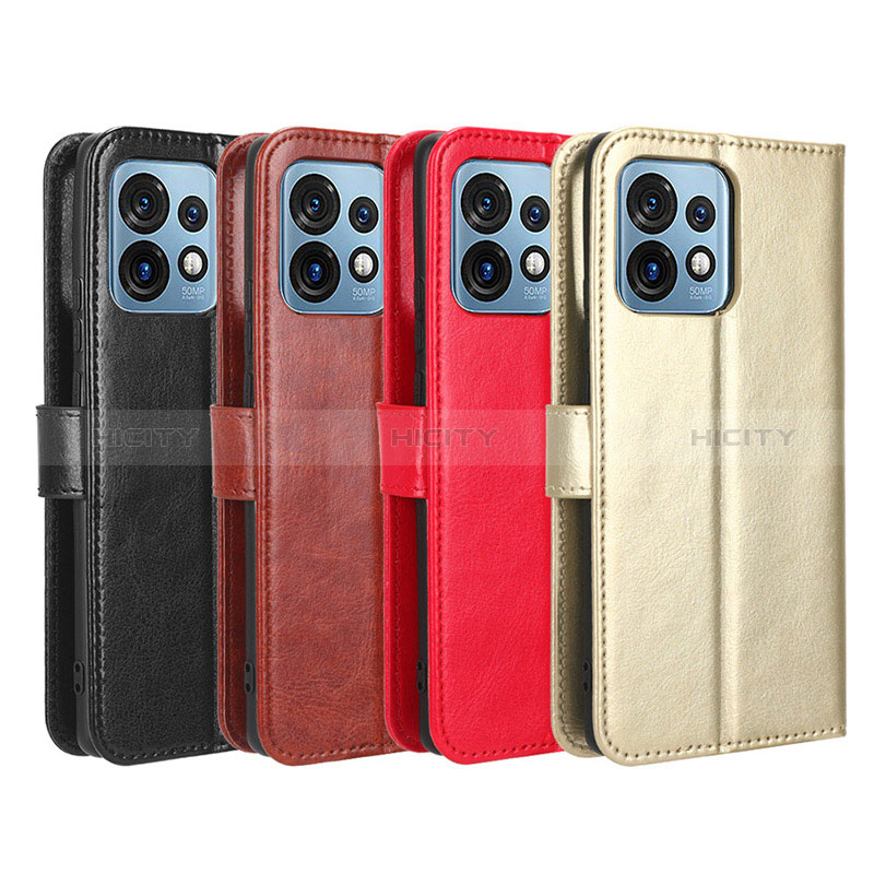 Funda de Cuero Cartera con Soporte Carcasa BY5 para Motorola Moto X40 5G