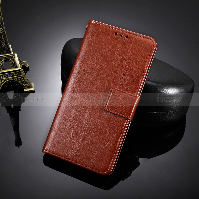 Funda de Cuero Cartera con Soporte Carcasa BY5 para Nokia C10 Marron