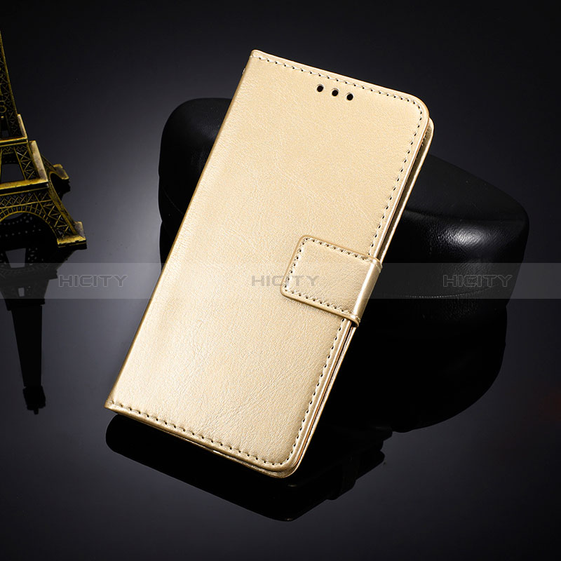 Funda de Cuero Cartera con Soporte Carcasa BY5 para Nokia C10 Oro