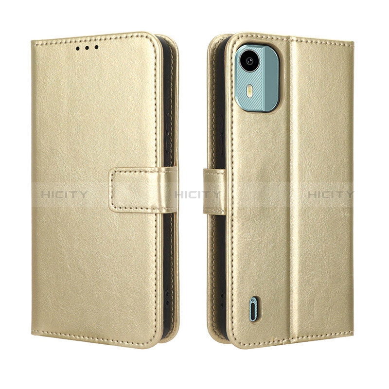 Funda de Cuero Cartera con Soporte Carcasa BY5 para Nokia C12 Pro