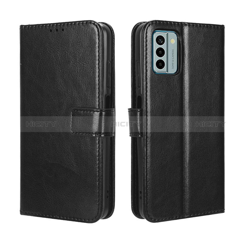 Funda de Cuero Cartera con Soporte Carcasa BY5 para Nokia G22 Negro