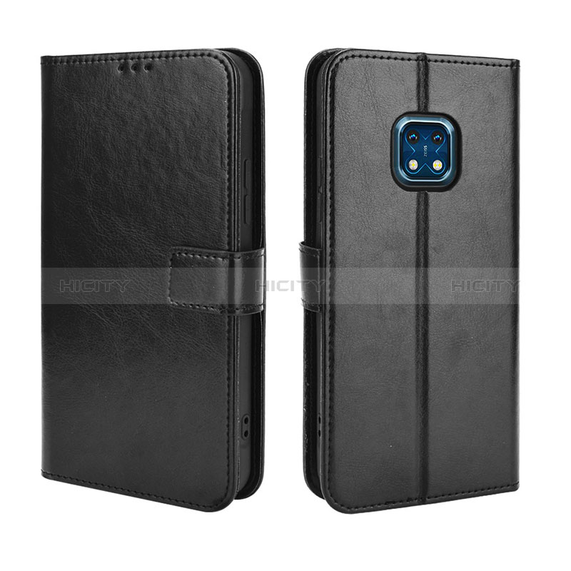 Funda de Cuero Cartera con Soporte Carcasa BY5 para Nokia XR20 Negro