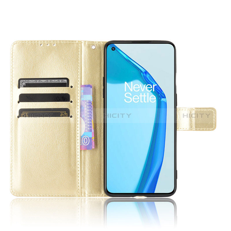 Funda de Cuero Cartera con Soporte Carcasa BY5 para OnePlus 9R 5G