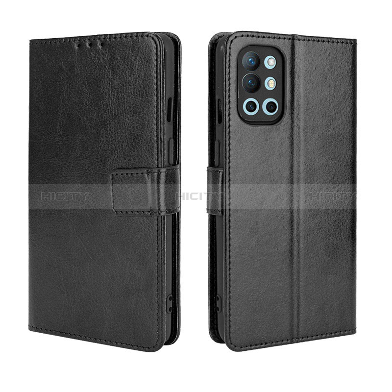 Funda de Cuero Cartera con Soporte Carcasa BY5 para OnePlus 9R 5G Negro