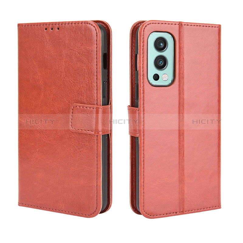 Funda de Cuero Cartera con Soporte Carcasa BY5 para OnePlus Nord 2 5G