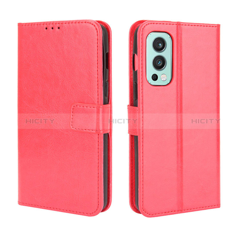 Funda de Cuero Cartera con Soporte Carcasa BY5 para OnePlus Nord 2 5G