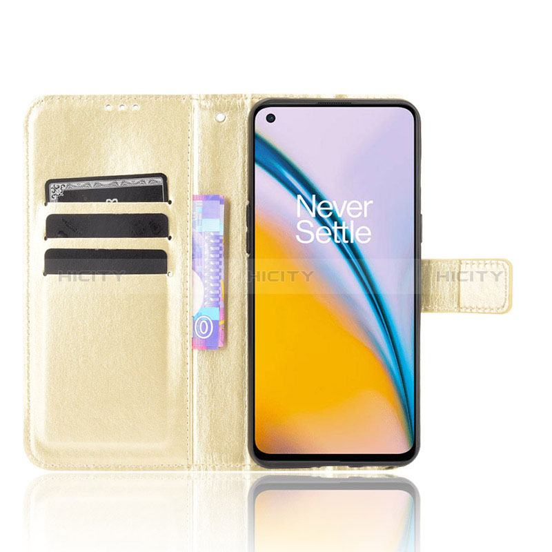 Funda de Cuero Cartera con Soporte Carcasa BY5 para OnePlus Nord 2 5G