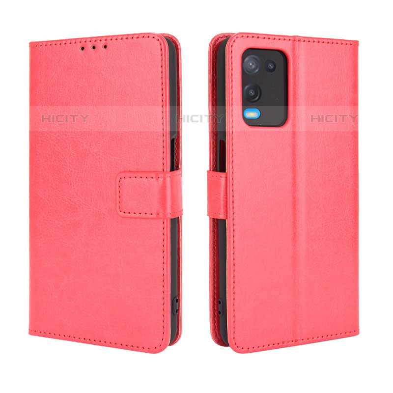 Funda de Cuero Cartera con Soporte Carcasa BY5 para Oppo A54 4G