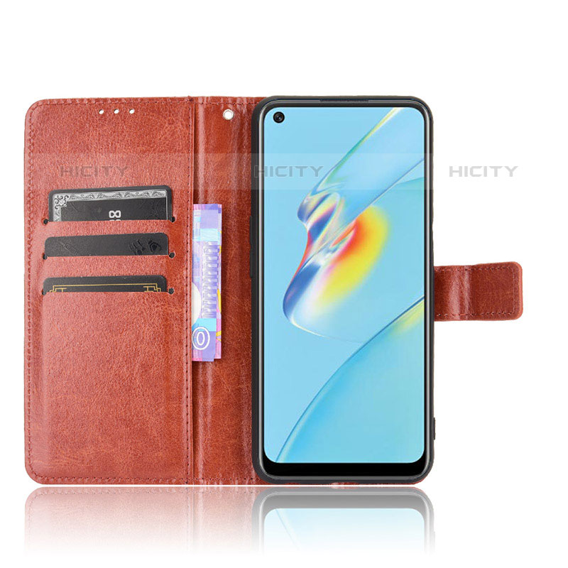 Funda de Cuero Cartera con Soporte Carcasa BY5 para Oppo A54 4G