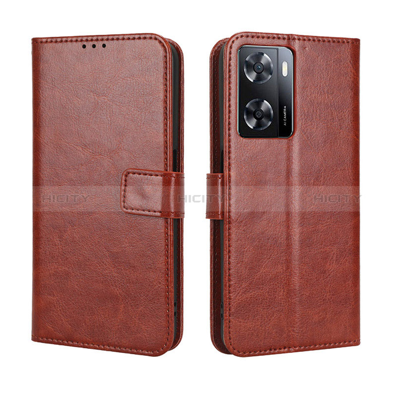 Funda de Cuero Cartera con Soporte Carcasa BY5 para Oppo A57 4G