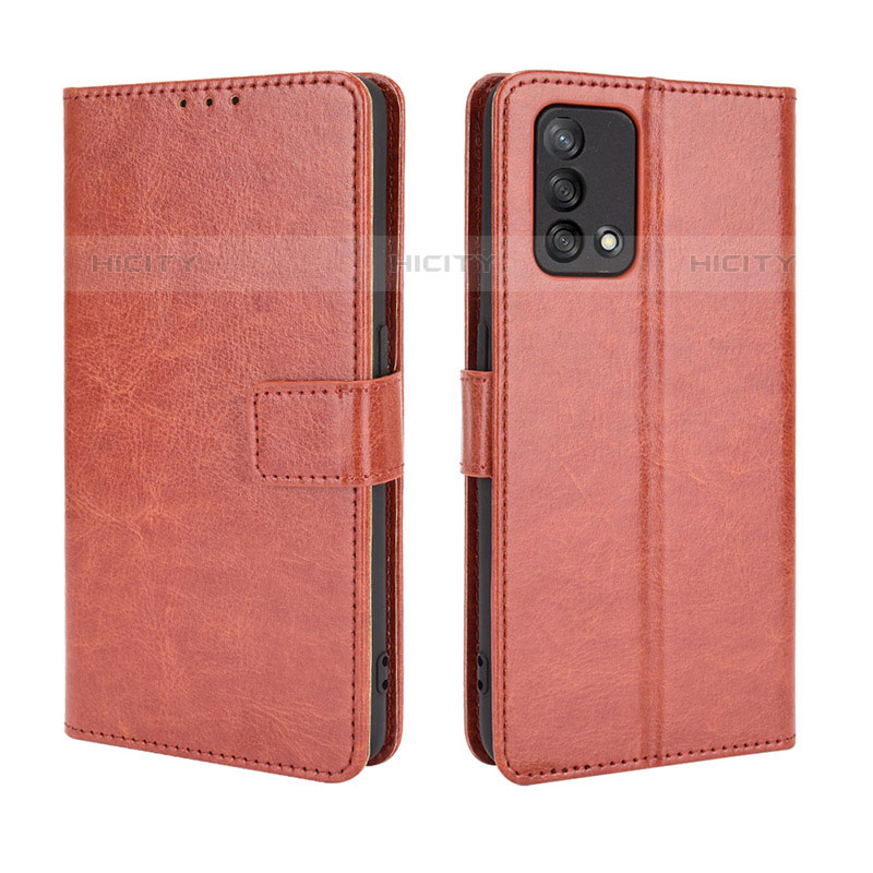 Funda de Cuero Cartera con Soporte Carcasa BY5 para Oppo A74 4G