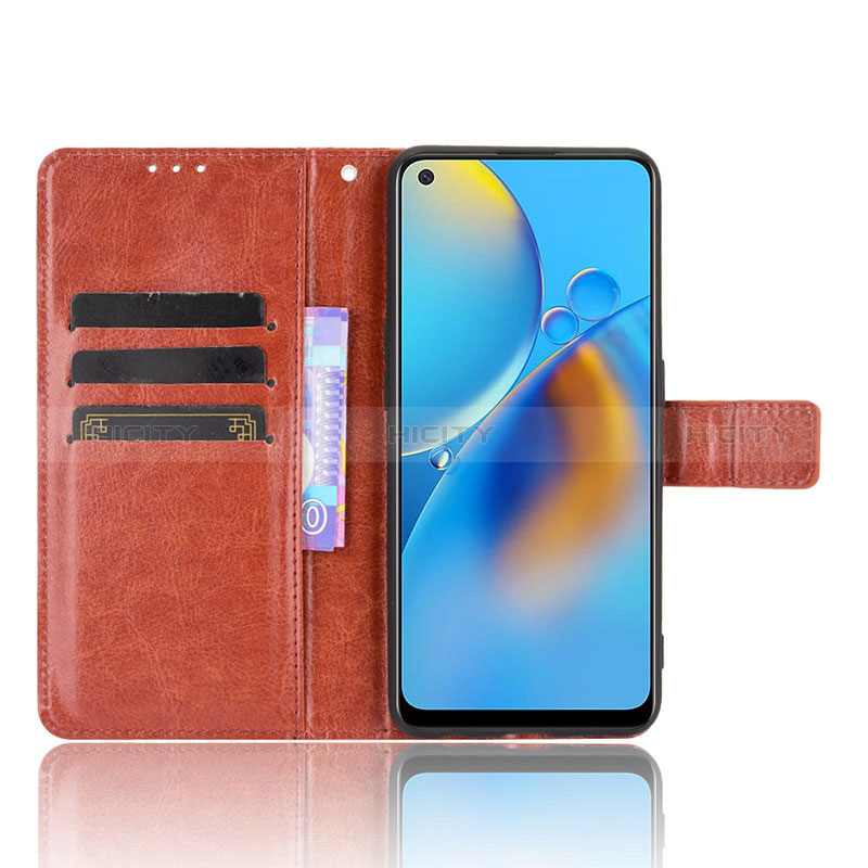 Funda de Cuero Cartera con Soporte Carcasa BY5 para Oppo A95 4G