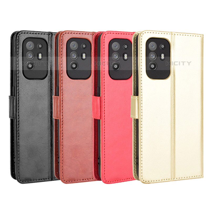 Funda de Cuero Cartera con Soporte Carcasa BY5 para Oppo A95 5G