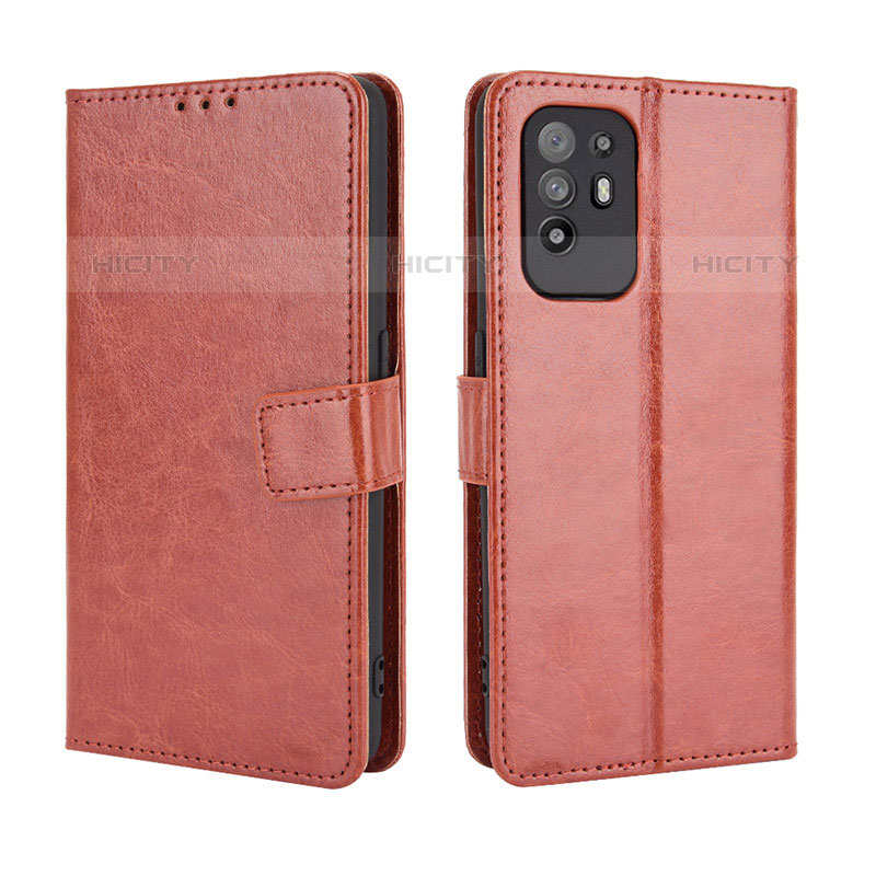 Funda de Cuero Cartera con Soporte Carcasa BY5 para Oppo F19 Pro+ Plus 5G