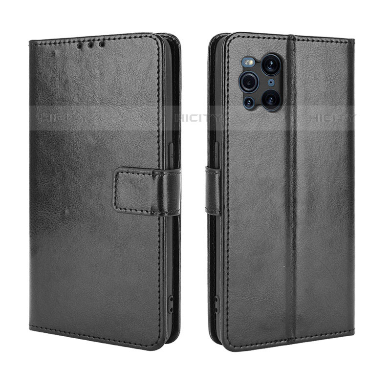 Funda de Cuero Cartera con Soporte Carcasa BY5 para Oppo Find X3 Pro 5G