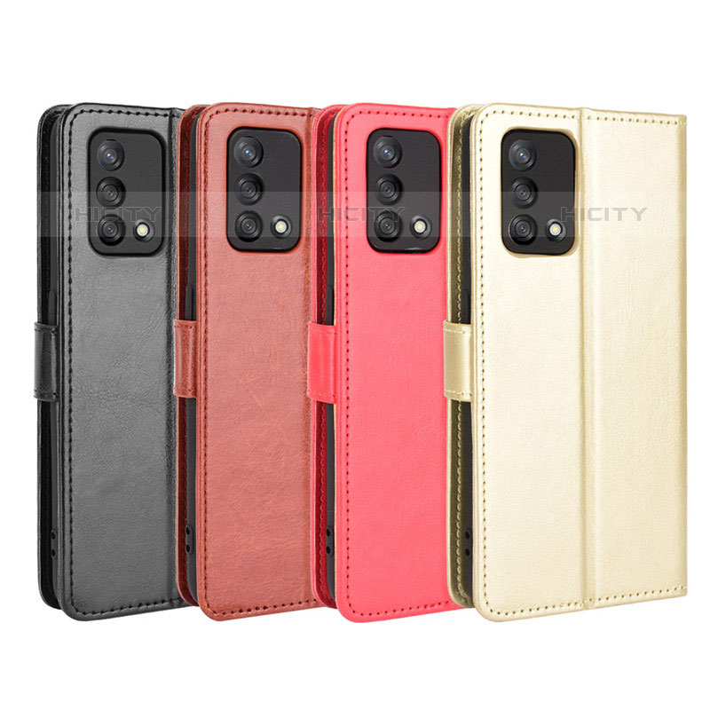 Funda de Cuero Cartera con Soporte Carcasa BY5 para Oppo Reno6 Lite