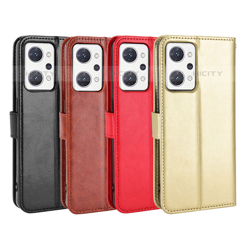 Funda de Cuero Cartera con Soporte Carcasa BY5 para Oppo Reno7 A