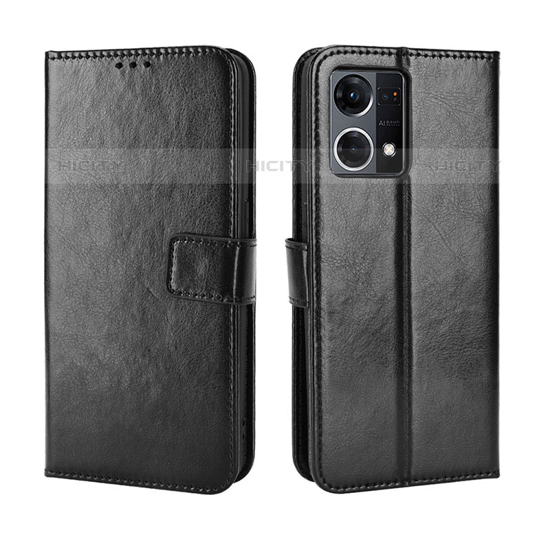 Funda de Cuero Cartera con Soporte Carcasa BY5 para Oppo Reno8 4G