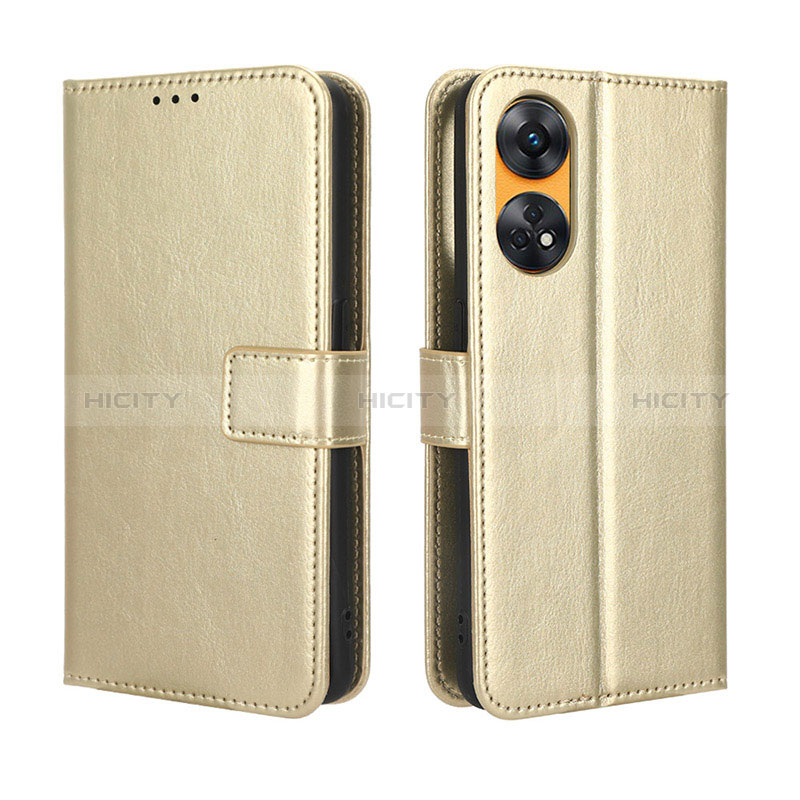 Funda de Cuero Cartera con Soporte Carcasa BY5 para Oppo Reno8 T 4G