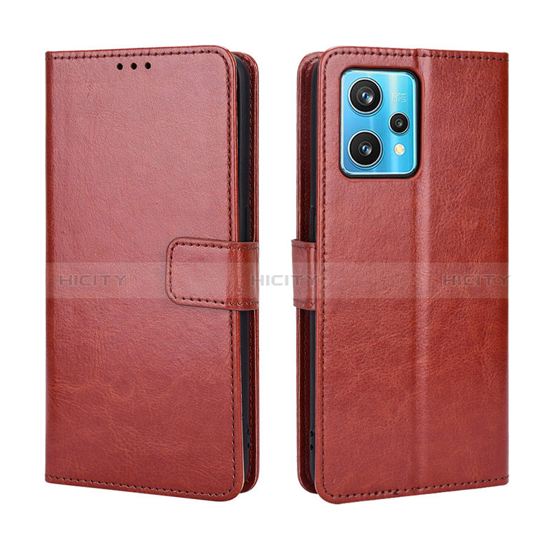 Funda de Cuero Cartera con Soporte Carcasa BY5 para Realme 9 4G Marron