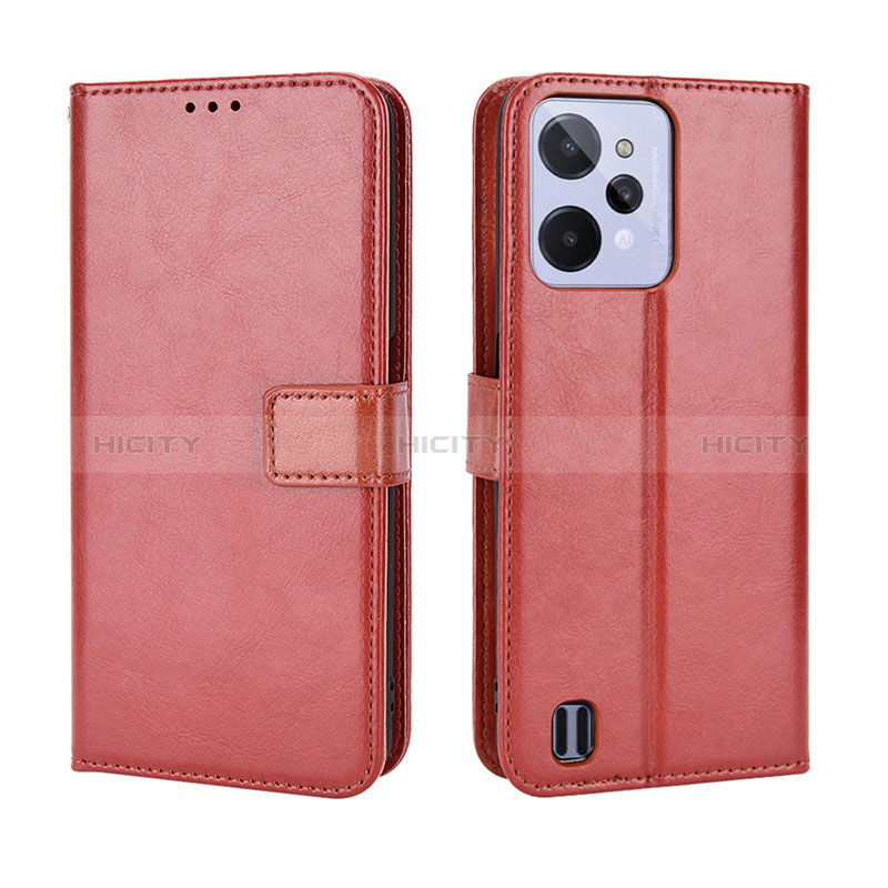 Funda de Cuero Cartera con Soporte Carcasa BY5 para Realme C31