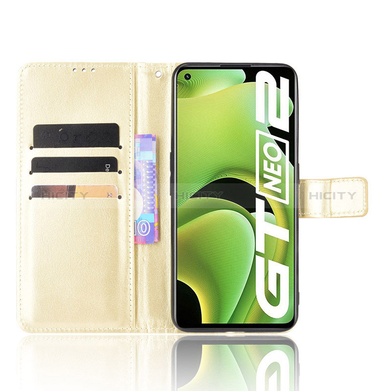 Funda de Cuero Cartera con Soporte Carcasa BY5 para Realme Q5 Pro 5G