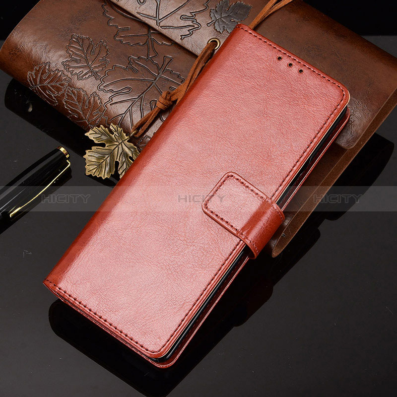 Funda de Cuero Cartera con Soporte Carcasa BY5 para Samsung Galaxy Z Fold2 5G Marron