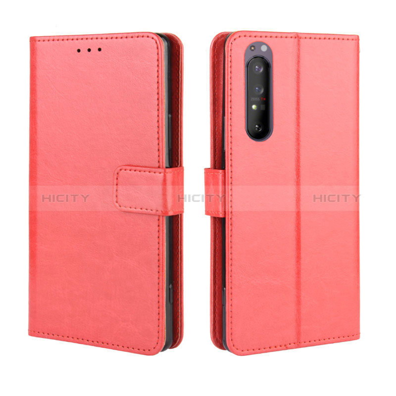 Funda de Cuero Cartera con Soporte Carcasa BY5 para Sony Xperia 1 II