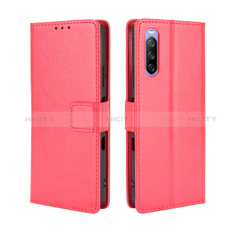 Funda de Cuero Cartera con Soporte Carcasa BY5 para Sony Xperia 10 III Lite