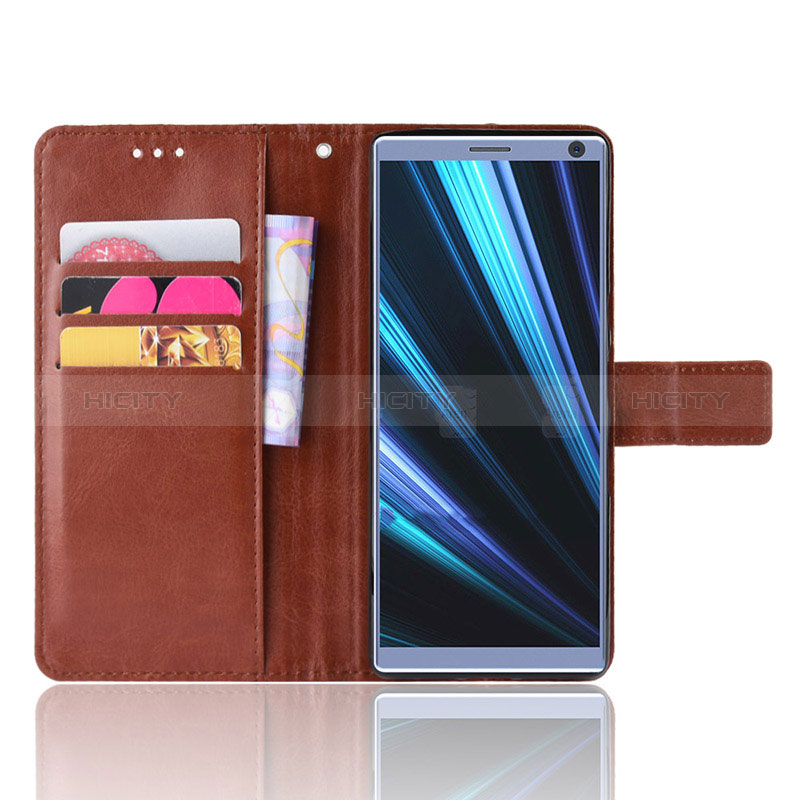 Funda de Cuero Cartera con Soporte Carcasa BY5 para Sony Xperia 10 Plus